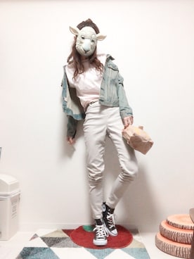 𝕄𝕠𝕟𝕚𝕔𝕒𓃲さん（レディース・158cm）の春コーディネート