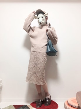 「Episode（エピソード）のアイテム」を使った、𝕄𝕠𝕟𝕚𝕔𝕒𓃲さん（レディース・158cm）の春コーディネート