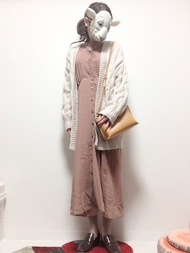 「Episode（エピソード）のアイテム」を使った、𝕄𝕠𝕟𝕚𝕔𝕒𓃲さん（レディース・158cm）の春コーディネート