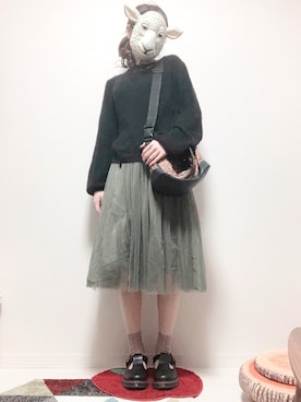 「Episode（エピソード）のアイテム」を使った、𝕄𝕠𝕟𝕚𝕔𝕒𓃲さん（レディース・158cm）の春コーディネート