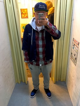 「descendant」｜「アイテム（帽子）」を使った、kazu☆７３さん（メンズ・173cm）の秋コーディネート