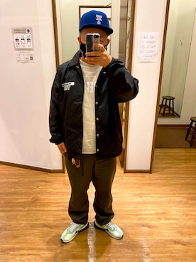 「キヤップ」｜「アイテム（ジャケット/アウター）」を使った、kazu☆７３さん（メンズ・173cm）の春コーディネート