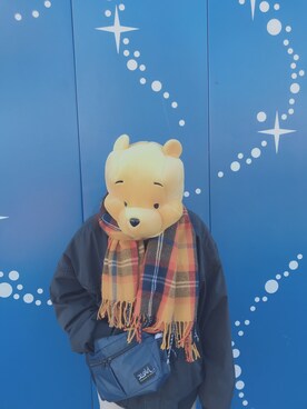 「TDL」｜「アイテム（ブルゾン）」を使った、いくみさん（レディース・155cm）の冬コーディネート