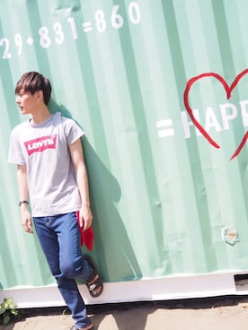 つむちゃんのパパさん(メンズ・169cm)の夏コーディネート