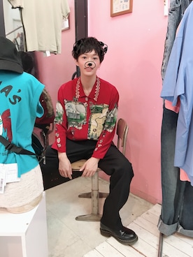 「アイテム（ピアス（両耳用））」を使った、つむちゃんのパパさん（メンズ・169cm・20代）の夏コーディネート
