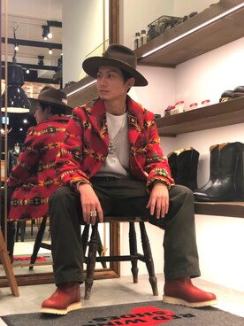 「LARRY SMITH（ラリースミス）のアイテム」を使った、Satsuma Gotoさん（メンズ・169cm）の秋コーディネート