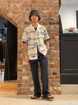 Satsuma Gotoさん（メンズ・170cm）の夏コーディネート