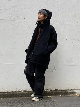 「schott（ショット）のアイテム（その他アウター）」を使った、Satsuma Gotoさん（メンズ・169cm）の秋コーディネート