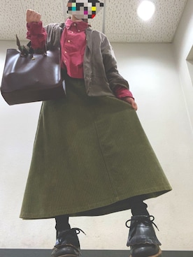 「w closet」｜「アイテム（ブルゾン）」を使った、Omochiさん（レディース・156cm）の春コーディネート