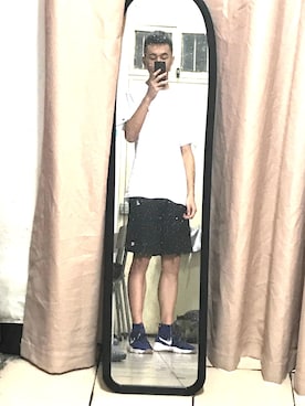 「Champion（チャンピオン）のアイテム（カーゴパンツ）」を使った、Kenyon37-さん（メンズ・179cm）の春コーディネート