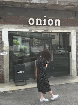 「韓国旅行」｜「アイテム（ワンピース/ドレス）」を使った、kaeさん（レディース・160cm）の夏コーディネート