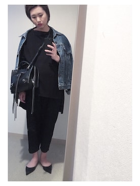 「OAK（オーク）のアイテム」を使った、HONOKAさん（レディース・163cm）の夏コーディネート