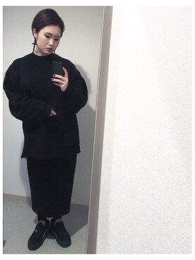 「アイテム（ピアス（両耳用））」を使った、HONOKAさん（レディース・163cm・30代）の秋コーディネート
