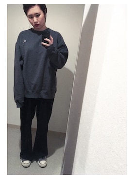 「アイテム（ピアス（両耳用））」を使った、HONOKAさん（レディース・163cm・30代）の秋コーディネート