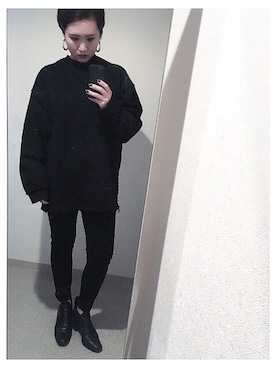 「アイテム（ピアス（両耳用））」を使った、HONOKAさん（レディース・163cm・30代）の秋コーディネート