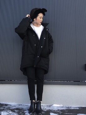 「アイテム（ピアス（両耳用））」を使った、HONOKAさん（レディース・163cm・30代）の秋コーディネート