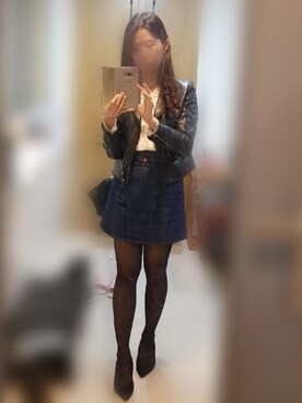 「COCO DEAL（ココディール）のアイテム（その他アウター）」を使った、Ninnaさん（レディース・162cm）の春コーディネート