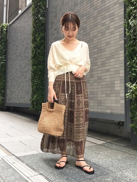 shokoさん（レディース・157cm）の夏コーディネート