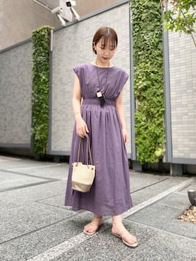 「CATHS （キャッツ）のアイテム（アクセサリー）」を使った、shokoさん（レディース・157cm）の夏コーディネート
