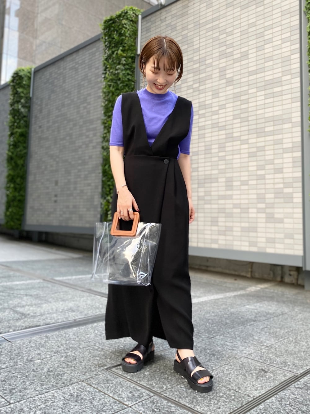 5/1まで価格⭐︎ エンフォルド　コットンダブルクロスサロペット　36 5/1まで価格⭐︎ エンフォルド コットンダブルクロスサロペット