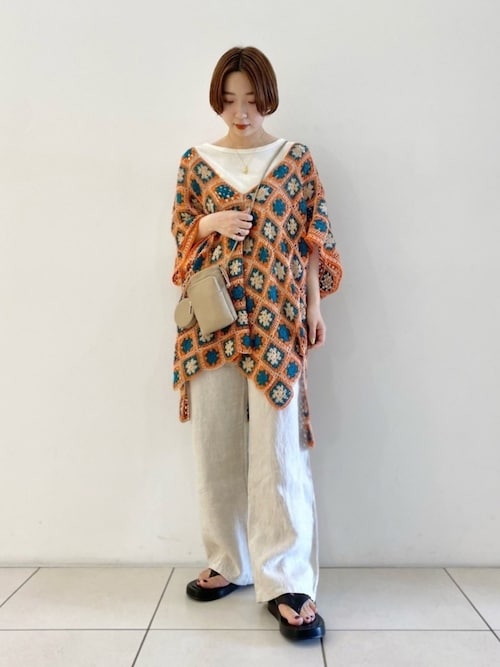 セール】シルクネップノースリーブカットソー（Tシャツ