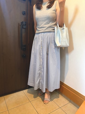 「LAURA DI MAGGIO（ローラディマッジオ）のアイテム」を使った、ryo.7.5さん（レディース・163cm）の夏コーディネート