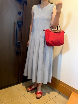 「NOMBRE IMPAIR（ノンブルアンペール）のアイテム（ワンピース/ドレス）」を使った、ryo.7.5さん（レディース・163cm）の夏コーディネート
