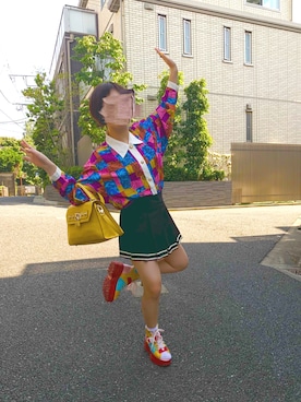 「KIKIのアイテム」を使った、しおちゃんさん（レディース・152cm）の春コーディネート