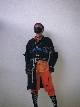 「アイテム（ジャージ）」を使った、おおあく こうきさん（メンズ・166cm・10代）の冬コーディネート