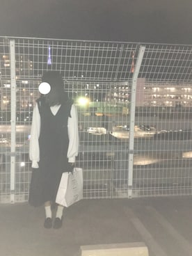 「だぼだぼ」｜「アイテム（ワンピース/ドレス）」を使った、 YUMIさん（レディース・158cm）の春コーディネート