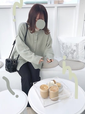 「fd style（エフディ スタイル）のアイテム」を使った、다민🐰さん（レディース・153cm）の春コーディネート