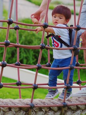 cyさん（キッズ・80cm）の秋コーディネート