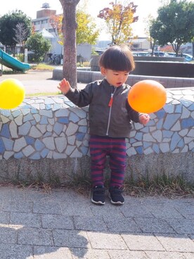 cyさん（キッズ・80cm）の秋コーディネート