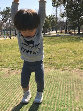 「DE NACHOS（デナチョス）のアイテム」を使った、cyさん（キッズ・80cm）の春コーディネート