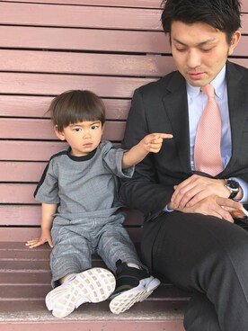 cyさん（キッズ・80cm）の冬コーディネート