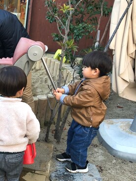 cyさん（キッズ・90cm）の冬コーディネート