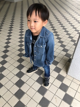 3kids.mommyさん（キッズ・90cm）の秋コーディネート