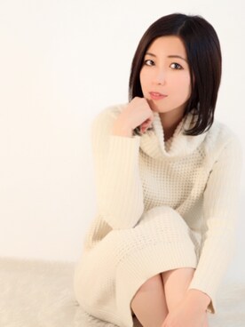 「撮影」｜「アイテム（ワンピース/ドレス）」を使った、ひなたさん（レディース・165cm）の春コーディネート