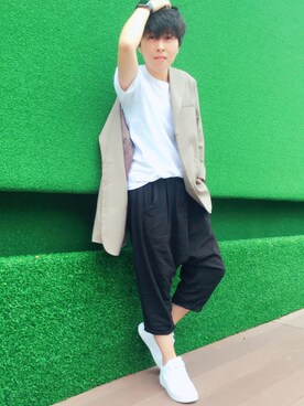 「アイテム（フォーマルスーツ/小物）」を使った、DD扣扣さん（レディース・163cm・30代）の夏コーディネート