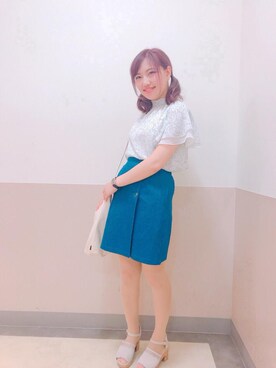 マジェスティックレゴン河原町OPA店スタッフさん（レディース・160cm）の春コーディネート