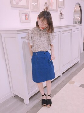 マジェスティックレゴン河原町OPA店スタッフさん（レディース・155cm）の春コーディネート