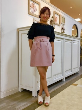 マジェスティックレゴン河原町OPA店スタッフさん（レディース・160cm）の夏コーディネート