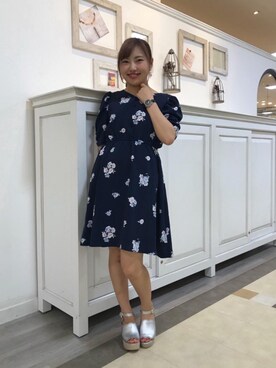 マジェスティックレゴン河原町OPA店スタッフさん(レディース・160cm)の夏コーディネート