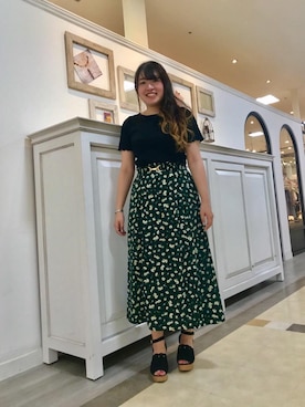 マジェスティックレゴン河原町OPA店スタッフさん（レディース・160cm）の夏コーディネート