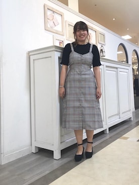 マジェスティックレゴン河原町OPA店スタッフさん（レディース・160cm）の夏コーディネート