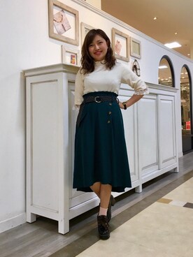 マジェスティックレゴン河原町OPA店スタッフさん（レディース・160cm）の夏コーディネート