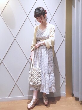 マジェスティックレゴン河原町OPA店スタッフさん（レディース・153cm）の夏コーディネート