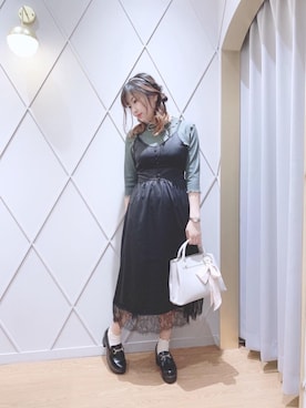 マジェスティックレゴン河原町OPA店スタッフさん(レディース・159cm)の秋コーディネート