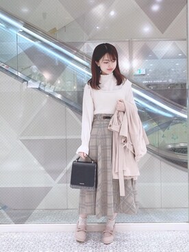 マジェスティックレゴン河原町OPA店スタッフさん（レディース・159cm）の秋コーディネート
