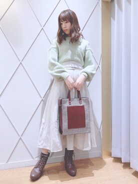 マジェスティックレゴン河原町OPA店スタッフさん(レディース・154cm)の秋コーディネート